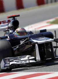 Williams Formula One driver Pastor Maldonado  of Venezuela  drives during the second practice session of the Spanish F1 Grand Prix at the Circuit de Catalunya in Montmelo, near Barcelona, May 11, 2012