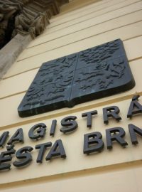 Magistrát města Brna - detail označení budovy