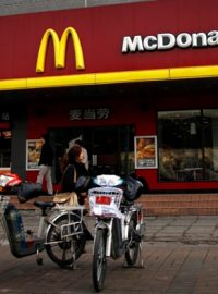Restaurace McDonald&#039;s v Pekingu