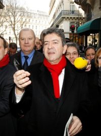 Francouzský prezidentský kandidát Jean-Luc Melenchon