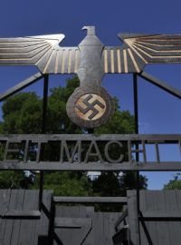 Replika koncentračního tábora na Karlově náměstí v Praze