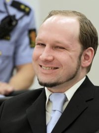 Anders Breivik v poslední den hlavního líčení soudu