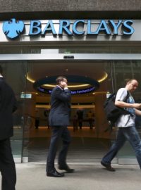 Bankovní ústav Barclays v Londýně