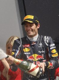 Australan Mark Webber vyhrál Velkou cenu Velké Británie F1 v Silverstonu