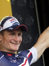 Němec André Greipel se raduje ze třetího etapového triumfu na letošní Tour de France