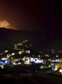 Požár na ostrově La Gomera ve Španělsku