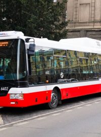 Autobus MHD v Praze