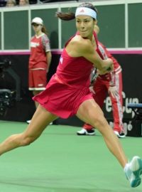 Srbka Ivanovičová ve vítězném duelu fedcupového finále proti Petře Kvitové