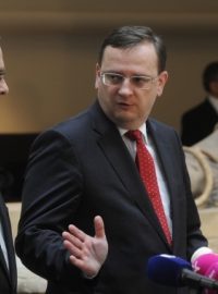 Premiér Petr Nečas a ministr financí Miroslav Kalousek