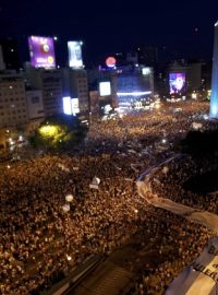 V Buenos Aires protestovalo podle odhadů 700 tisíc lidí