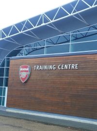 Tréninkové centrum Arsenalu v Colney, severně od Londýna