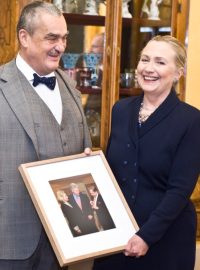 Šéfka americké diplomacie Hillary Clintonová na návštěvě Prahy, setkání s ministrem zahraničí Karlem Schwarzenbergem