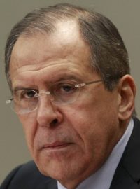 Ruský ministr zahraničí Sergej Lavrov vystoupil na výroční tiskové konferenci v Moskvě