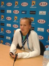 Juniorská tenistka Kateřina Siniaková