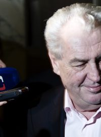 Nově zvolený prezident Miloš Zeman (SPOZ) se vrátil z Vysočiny