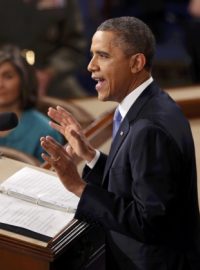 Barack Obama přednáší tradiční Zprávu o stavu Unie