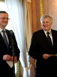 Petr Nečas a Horst Seehofer se setkali v Mnichově