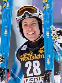 Španělská lyžařka Carolina Ruizová slaví první triumf v SP v životě