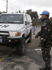 Filipínští členové mírových sil OSN na Golanských výšinách