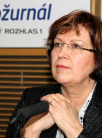 Ministryně práce a sociálních věcí Ludmila Müllerová mluvila o výplatách sociálních dávek pomocí sKaret