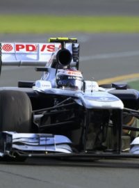 Valtteri Bottas během tréniku na Velkou cenu Austrálie