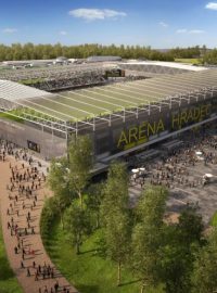 Projekt Parku Malšovice spojuje vybudování nové fotbalové arény a obchodního centra