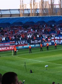 Trnavští fanoušci v Senici - v čs. lize by to měli k soupeřům dále