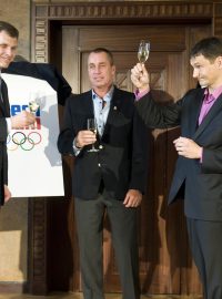 Představování motivu české olympijské výpravy pro zimní hry v Soči