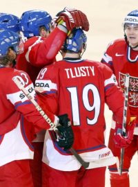 Čeští hokejisté vyhráli nad Slovinskem 4:2