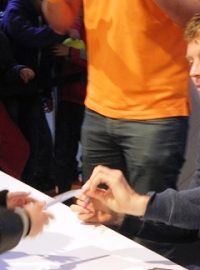 Tomáš Berdych na autogramiádě s fanoušky