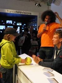 Tomáš Berdych na autogramiádě s fanoušky