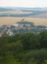 Čechy pod Kosířem - výhled z Velkého Kosíře