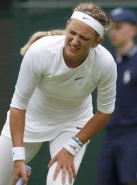 Viktoria Azarenková odstoupila z Wimbledonu před zápasem 2. kola kvůli zranění
