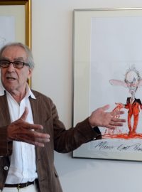 Britský karikaturista Gerald Scarfe