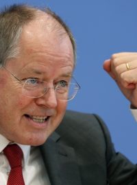Kandidát na německého kancléře Peer Steinbrück (SPD)