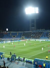 Stadion Petrovsky, dějiště fotbalové verze románu Zločin a trest