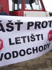 Protesty proti rozšíření Letiště Vodochody