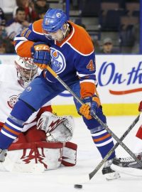 Brankář Detroitu Petr Mrázek vychytal proti Edmontonu svoji první nulu v NHL