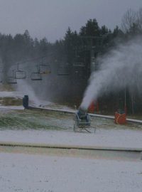 Zasněžování Skiareálu Lipno