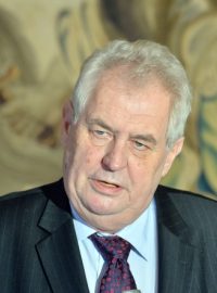 Prezident republiky Miloš Zeman