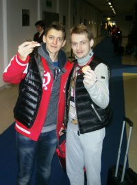 Maxim Kovtun (vlevo) a Sergej Voronov se budou na ME snažit navázat na úspěchy absentujícího Pljuščenka