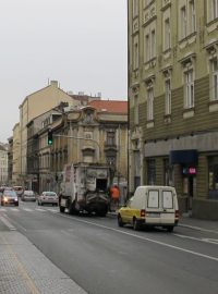 Žižkov - ulice Husitská