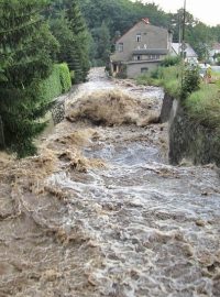 Rozvodněný potok (ilustrační foto)
