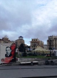 Kyjevský Majdan se stává turistickou atrakcí