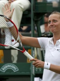 Petra Kvitová přešla do 2. kola Wimbledonu přes krajanku Andreu Hlaváčkovou
