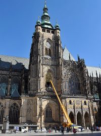 Rekonstrukce hodin, katedrála sv. Víta