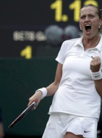 Tenistka Petra Kvitová postoupila do semifinále Wimbledonu