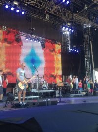 Koncert skupiny Chinaski na festivalu Rock for People