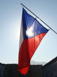 Česká vlajka v Afghánistánu (ilustrační foto)