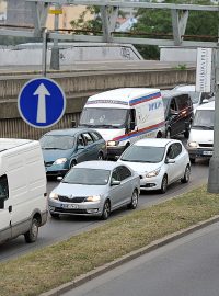 Doprava, dopravní zácpa, auto, kolona